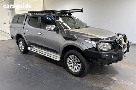 Silver 2017 Mitsubishi Triton Dual Cab Utility Gls (4X4)