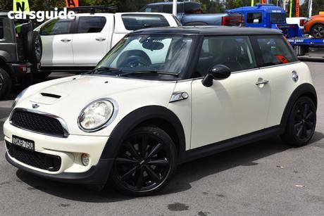 White 2013 Mini Hatch Hatch COOPER S F