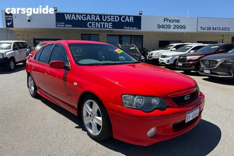Red 2004 Ford Falcon Sedan Xr6T