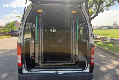 Orange 2013 Toyota HiAce Bus Commuter