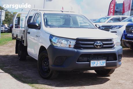 White 2020 Toyota Hilux Cab Chassis Workmate
