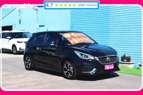 Black 2022 MG MG3 Hatchback Excite (With Navigation)