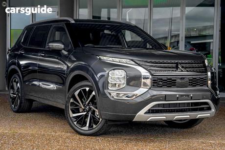 Grey 2025 Mitsubishi Outlander Wagon Phev Exceed Tour 5+2 St (Awd)
