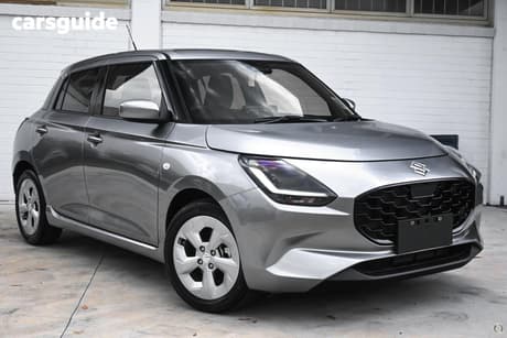 Silver 2025 Suzuki Swift Hatchback Hybrid Plus