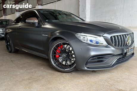 Grey 2019 Mercedes-Benz C63 Coupe S