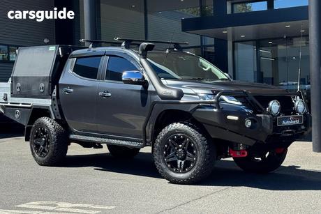 Grey 2020 Mitsubishi Triton Double Cab Pick Up Gls (4X4) Premium