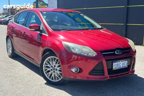 Red 2011 Ford Focus Hatch SPORT