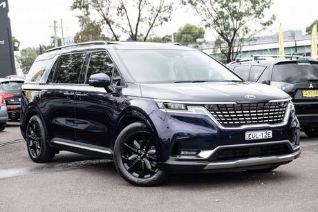 Blue 2021 Kia Carnival Wagon Platinum