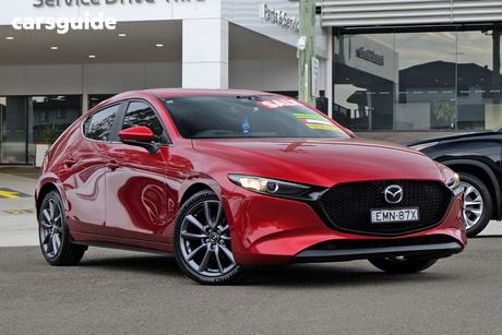 Red 2020 Mazda 3 Hatchback G20 Evolve