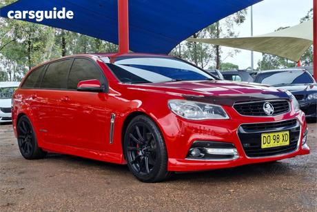 Red 2015 Holden Commodore Sportswagon Sv6 Storm