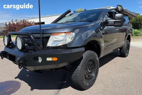 Grey 2013 Ford Ranger Ute Tray XLT 4X4