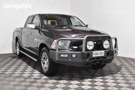 Grey 2019 RAM 1500 Crew Cab Utility Laramie (4X4) Fd3.9 W/Ramboxes