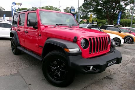 Red 2021 Jeep Wrangler Unlimited Hardtop Night Eagle (4X4)