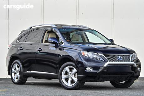 Blue 2010 Lexus RX450H Wagon Prestige