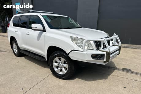 White 2012 Toyota Landcruiser Prado Wagon Gxl (4X4)
