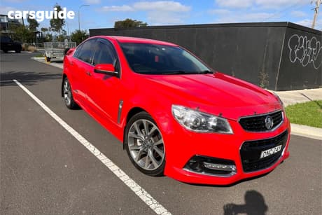 Red 2014 Holden Commodore Sedan Ss-V