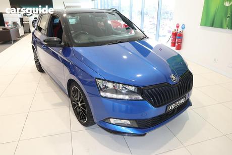 Blue 2020 Skoda Fabia Hatchback 81 Tsi Monte Carlo