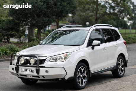White 2013 Subaru Forester Wagon 2.0Xt Premium