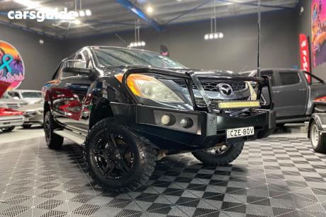 Black 2015 Mazda BT-50 Dual Cab Utility Xtr (4X4)