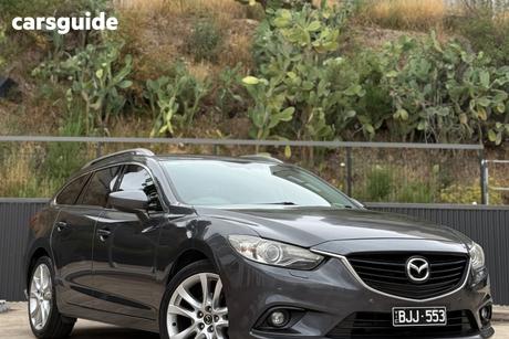 Grey 2013 Mazda 6 Wagon Gt
