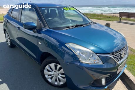 Blue 2016 Suzuki Baleno Hatchback Gl