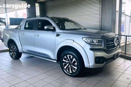 Silver 2025 GWM Cannon Dual Cab Utility Ultra (4X4)