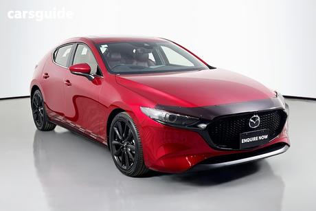 Red 2022 Mazda 3 Hatchback G25 Astina