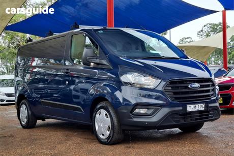 Blue 2019 Ford Transit Van 350L (Lwb) Fwd Mid Roof (5 Yr)