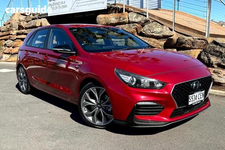 Red 2019 Hyundai I30 Hatchback N Line