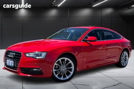 Red 2012 Audi A5 Hatchback Sportback 3.0 Tdi Quattro