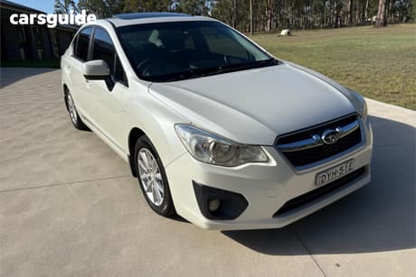 White 2013 Subaru Impreza Sedan 2.0I-L (Awd)