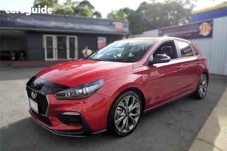 Orange 2021 Hyundai I30 Hatchback N Line