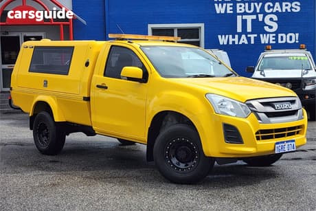 Yellow 2018 Isuzu D-MAX Cab Chassis Sx Hi-Ride (4X2)
