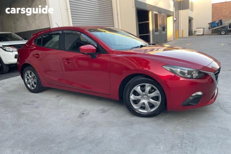 Red 2014 Mazda 3 Hatchback Neo