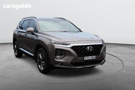 Bronze 2018 Hyundai Santa FE Wagon Highlander Crdi Satin Awd