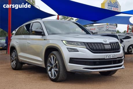 Silver 2018 Skoda Kodiaq Wagon 132 Tsi Sportline