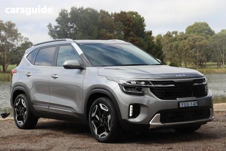 Grey 2025 Kia Seltos Wagon Gt-Line (Awd) (Sunroof)