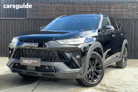 Black 2025 GWM Haval H6GT Wagon Ultra Phev (4Wd)