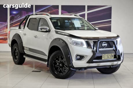 White 2017 Nissan Navara Dual Cab Utility St-X (4X4)
