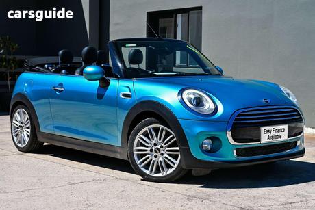 Blue 2017 Mini Cabrio Convertible Cooper