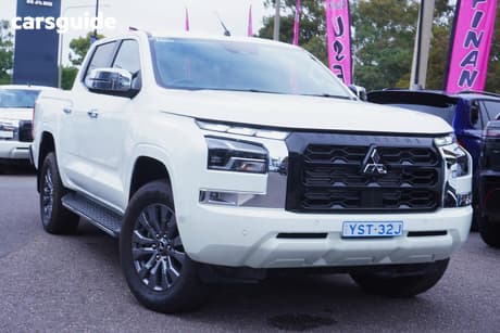 White 2025 Mitsubishi Triton Double Cab Pick Up Gls (4X4) 1T Payload