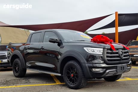 Black 2021 GWM UTE Dual Cab Utility Cannon (4X4)