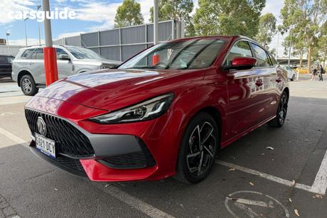 Red 2024 MG MG5 Sedan Essence