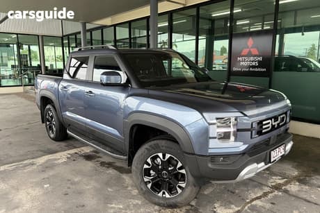 Blue 2025 BYD Shark 6 Dual Cab Utility Dual Motor Premium