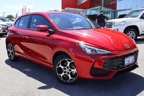 Red 2025 MG MG3 Hatchback Essence