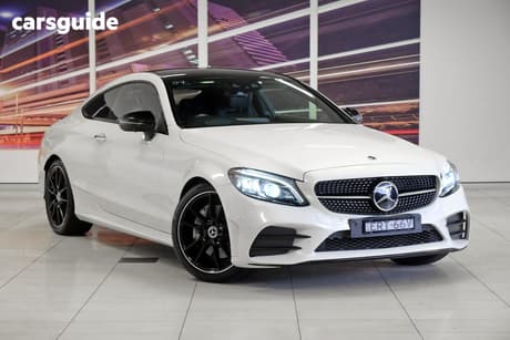 White 2022 Mercedes-Benz C300 Coupe