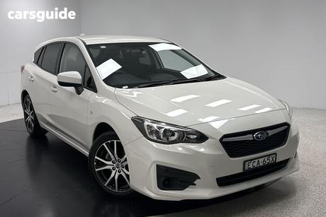 White 2019 Subaru Impreza Hatchback 2.0I (Awd)