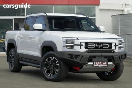 White 2025 BYD Shark 6 Dual Cab Utility Dual Motor Premium