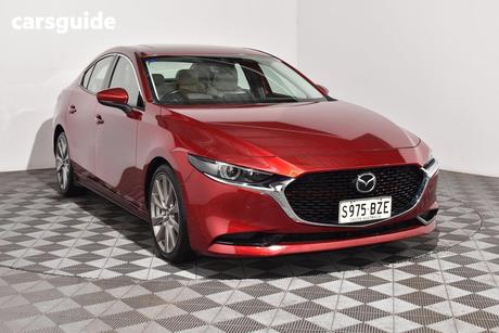 Red 2019 Mazda 3 Sedan G25 Astina
