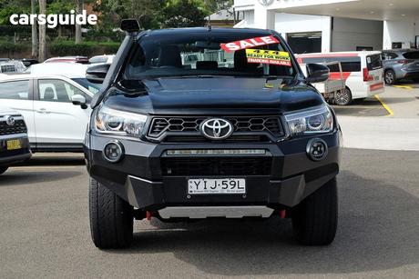 Black 2018 Toyota Hilux Double Cab Pick Up Rugged X (4X4)